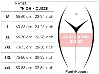 kousenband maten